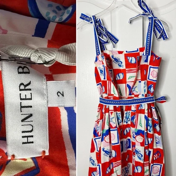 Hunter Bell Quincy Dress Sea Tiles Maxi – Size 2 NWT - Picture 8 of 17